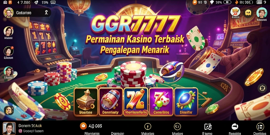 Tampilan menarik dari gameplay GGR7777 yang mendebarkan.