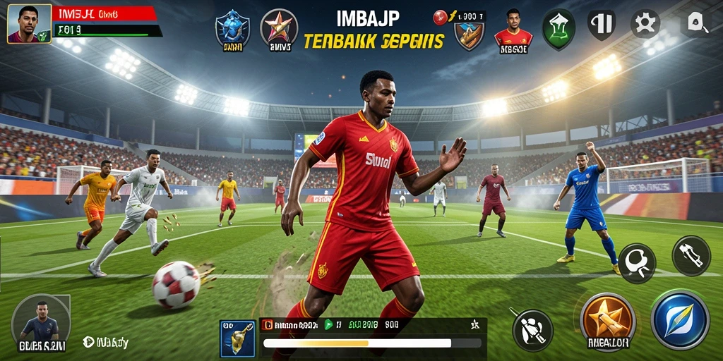 Tangkapan layar IMBAJP yang menunjukkan aksi pertandingan olahraga yang seru.