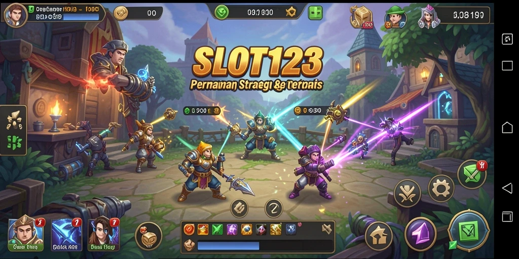 Tampilan mendebarkan dari gameplay SLOT123 yang penuh strategi.