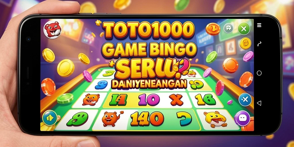 Tampilan gameplay seru dalam TOTO1000 yang menampilkan keseruan Bingo.