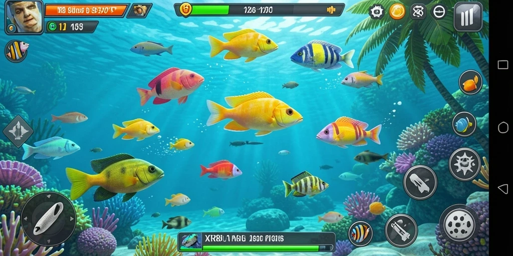 Tampilan gameplay seru dalam XR88 dengan nuansa Tembak Ikan.